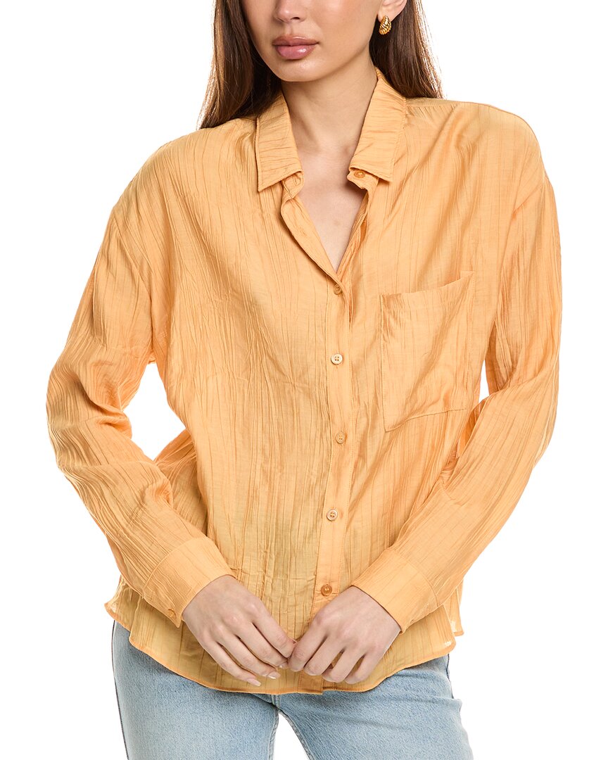 Sage The Label Clementine Crush Cutout Shirt Orange