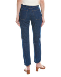 Derek Lam 10 Crosby Womens Eden High-Rise Dark Slim Leg Jean, 25, Blue