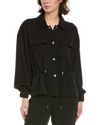 Requirements Drapey Crepe Jacket Black Regular 8 (M)