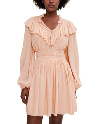 Maje Woven Dress Pink