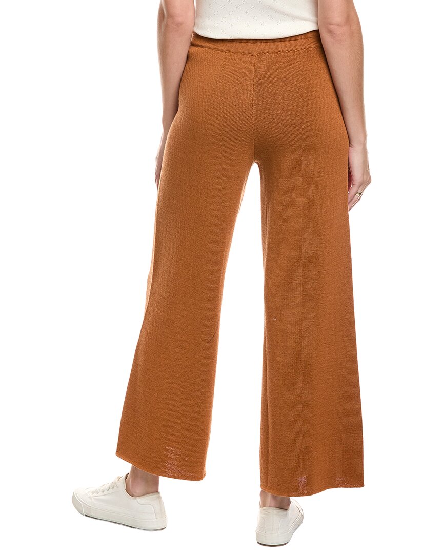 Lafayette 148 New York Double Knit Wide Leg Pull-On Pant