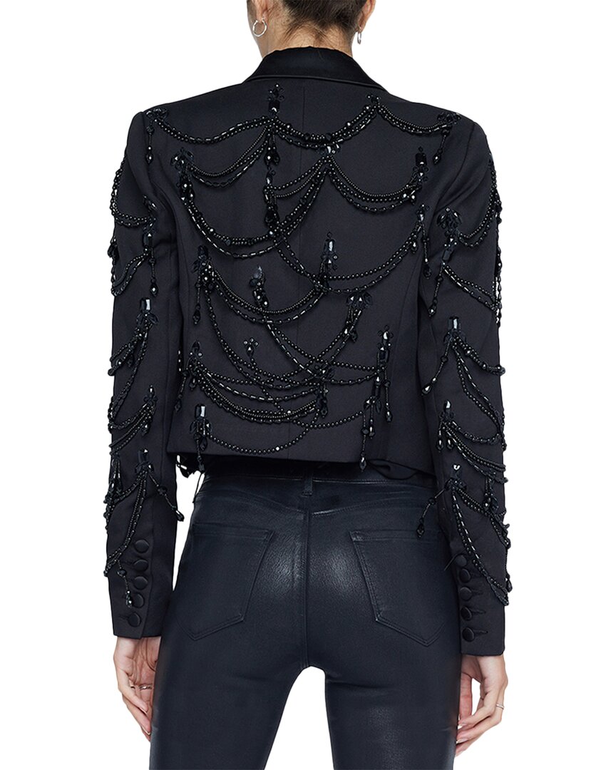 L'agence Jen Beaded Crop Blazer