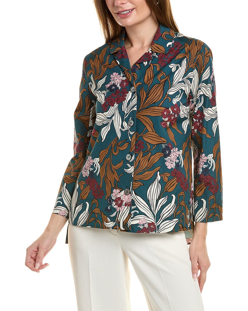 S Max Mara Fauna Shirt 6 Blue