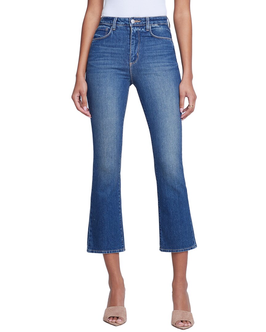 L’Agence Mira Ultra High-Rise Woodbridge Crop Micro Boot Jean