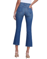 L’Agence Mira Ultra High-Rise Woodbridge Crop Micro Boot Jean