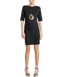 Natori Sheath Dress Black Regular 0 (XS)