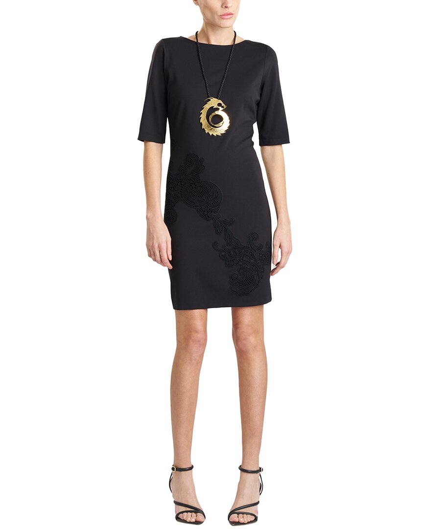 Natori Sheath Dress Black Regular 0 (XS)