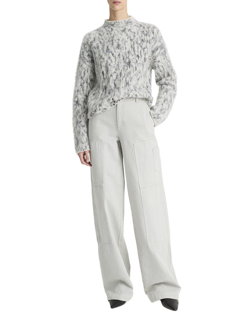 Vince Abstract Onyx Jacquard Wool & Alpaca-Blend Sweater – Bluefly