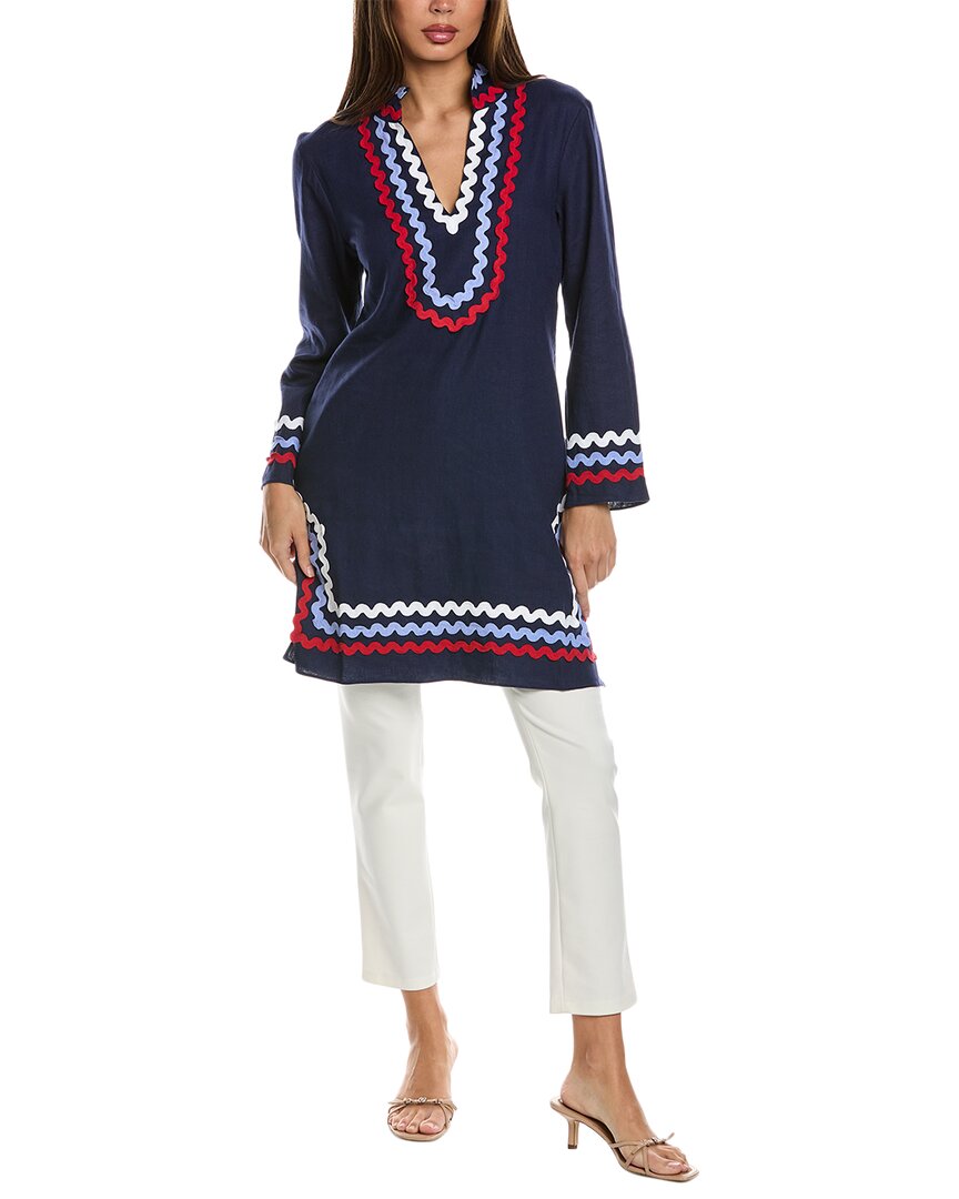Sail To Sable Classic Linen-Blend Tunic