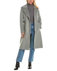 Kenneth Cole Kenneth Cole Wool-Blend Military Jacket