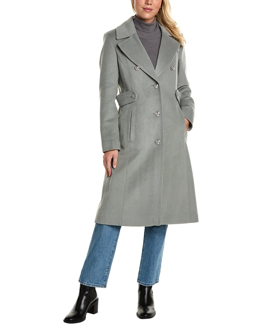 Kenneth Cole Kenneth Cole Wool-Blend Military Jacket