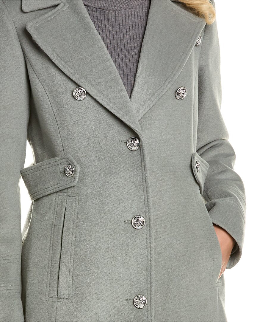 Kenneth Cole Kenneth Cole Wool-Blend Military Jacket