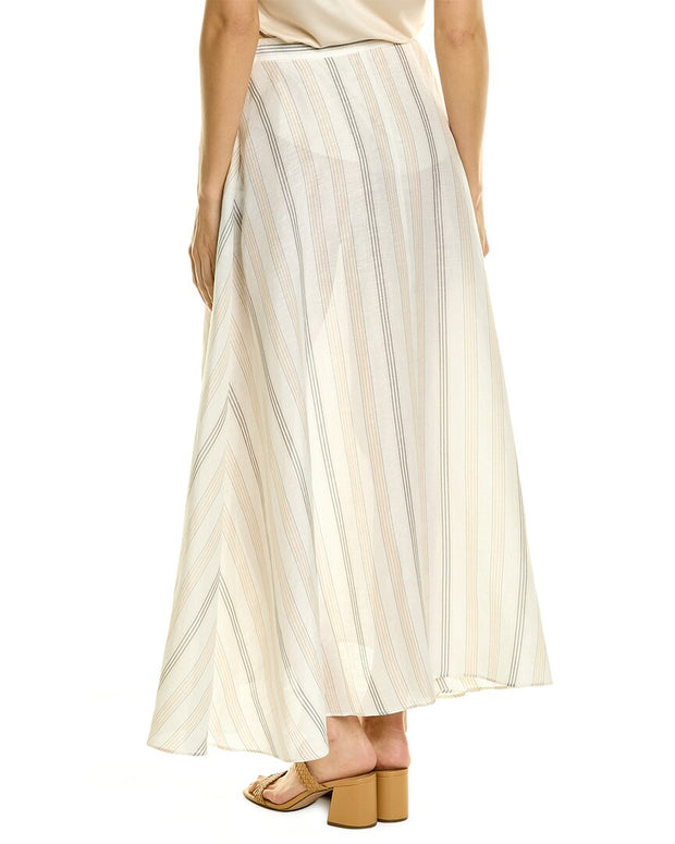 Lafayette 148 New York Ambria Linen-Blend Circle Skirt