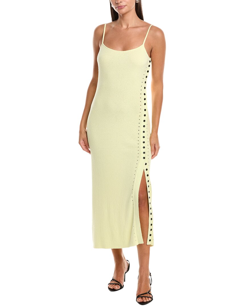Proenza Schouler White Label Astrid Slip Dress Yellow