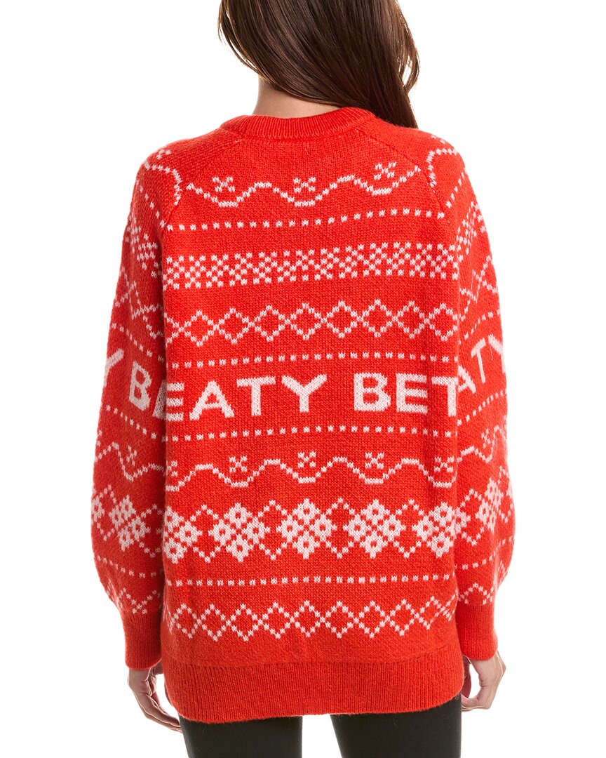 Sweaty Betty Snow Fairisle Mohair & Wool-Blend Sweater