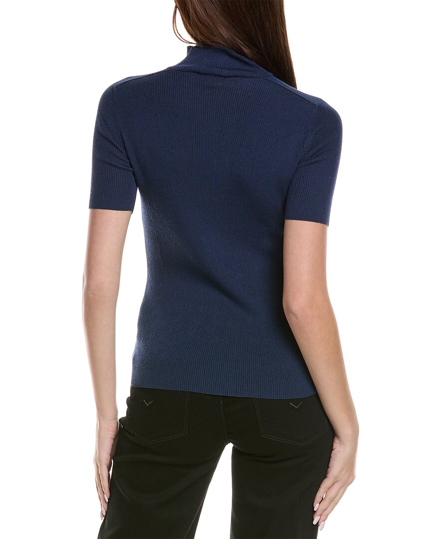 Lafayette 148 New York Lafayette 148 New York Stand Collar Silk-Blend Sweater