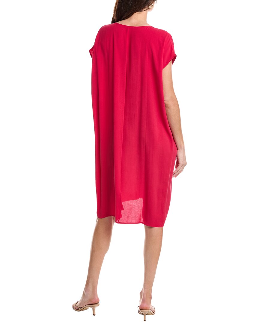 eileen fisher silk dress Eileen Fisher V-Neck Silk Dress