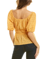 Celina Moon Puff Sleeve Blouse
