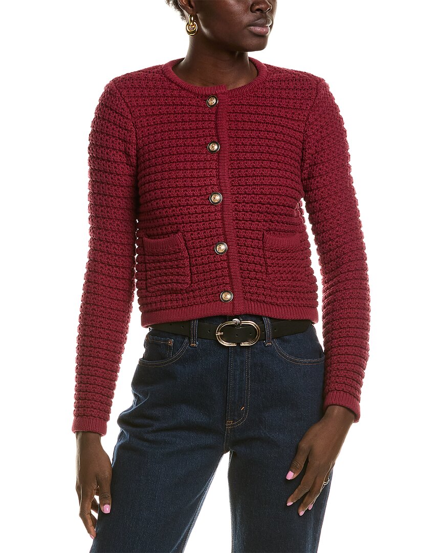 Walter Baker Janis Cardigan Burgundy