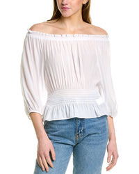 Ramy Brook Riley Blouse White