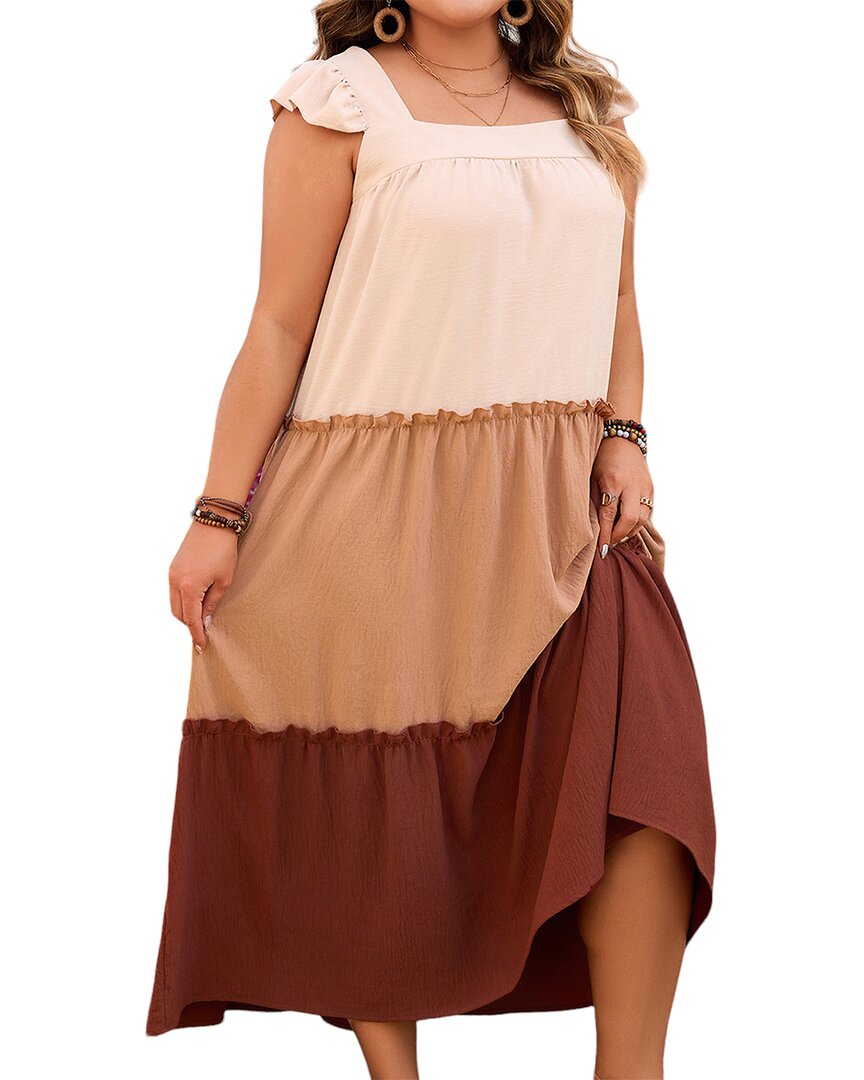 Romanissa Dress Brown Multi Regular 0 (XS)
