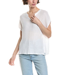 Michael Stars Naomi Gauze Top Regular 0 (XS) White