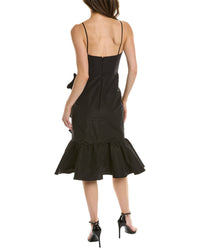 Carolina Herrera Sweetheart Silk Cocktail Dress