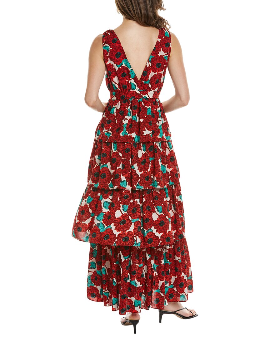 Traffic People Havana Silk-Blend Midi Dress