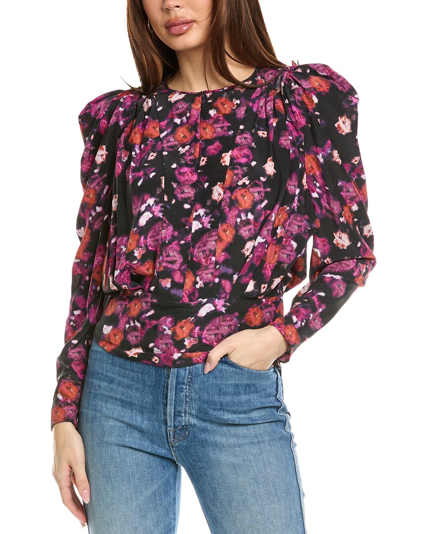 Isabel Marant E'toile Zanga Silk Blouse Black