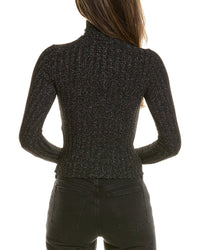 Enza Costa Cropped Turtleneck