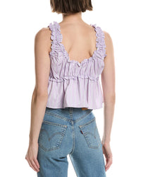Avantlook Elastic Ruffle Top