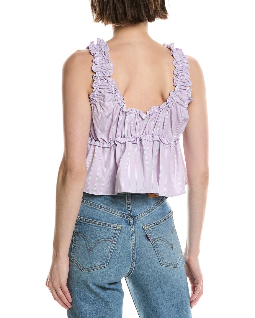 Avantlook Elastic Ruffle Top