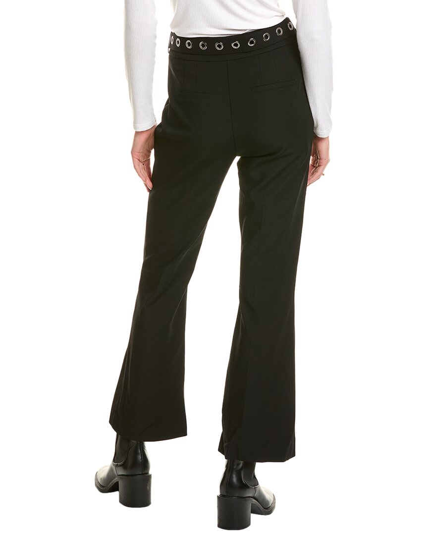Theo The Label Gaia Grommet Belt Cropped Boot Pant