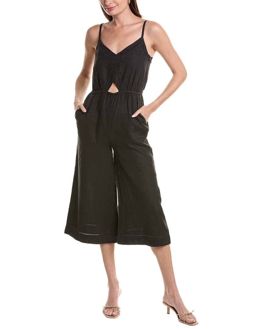 Joie Linen Jumpsuit Regular 00 (XXS) Black