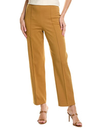 Anne Klein High-Rise Darted Pant Brown Multi