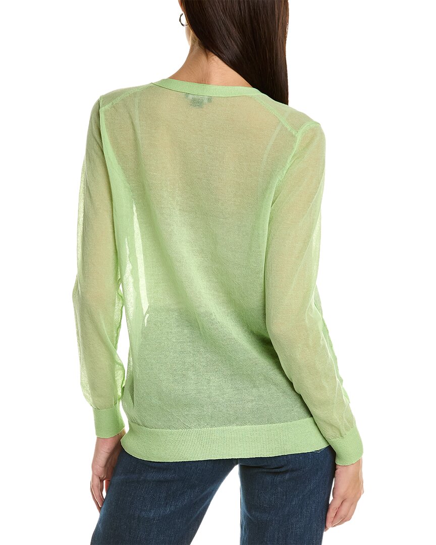 Lafayette 148 New York V-Neck Silk-Blend Cardigan