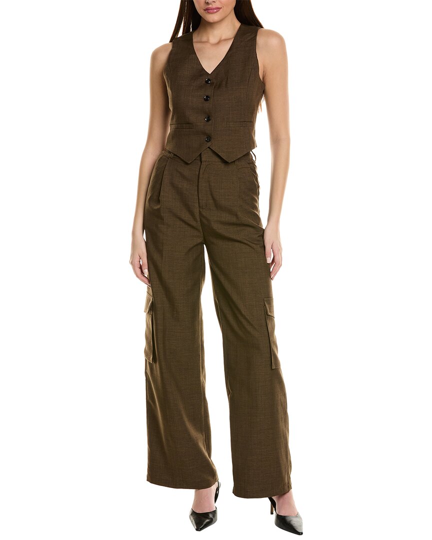 Beulah 3Pc Vested Blazer & Pant Set