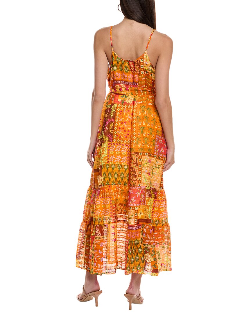 Marie Oliver Kinley Linen-Blend Maxi Dress