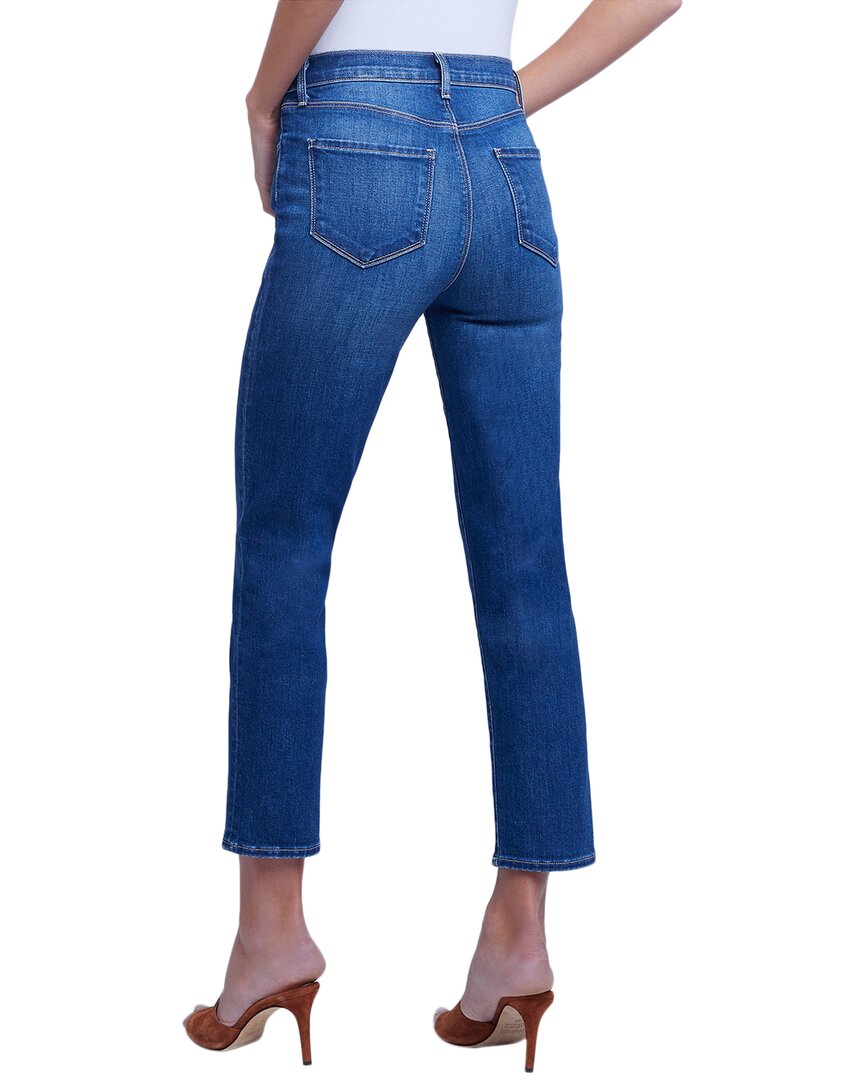 L'agence Alexia High-Rise Crop Cigarette Jean
