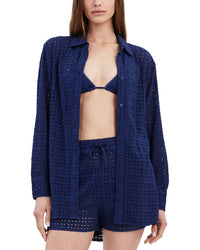 Solid & Striped The Oxford Tunic Blue