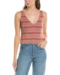Nation Ltd Haru Rib Cami Brown