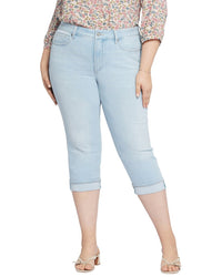 Nydj Plus Marilyn Brightside Crop Jean Multi