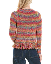 Oscar De La Renta Crocheted Sweater