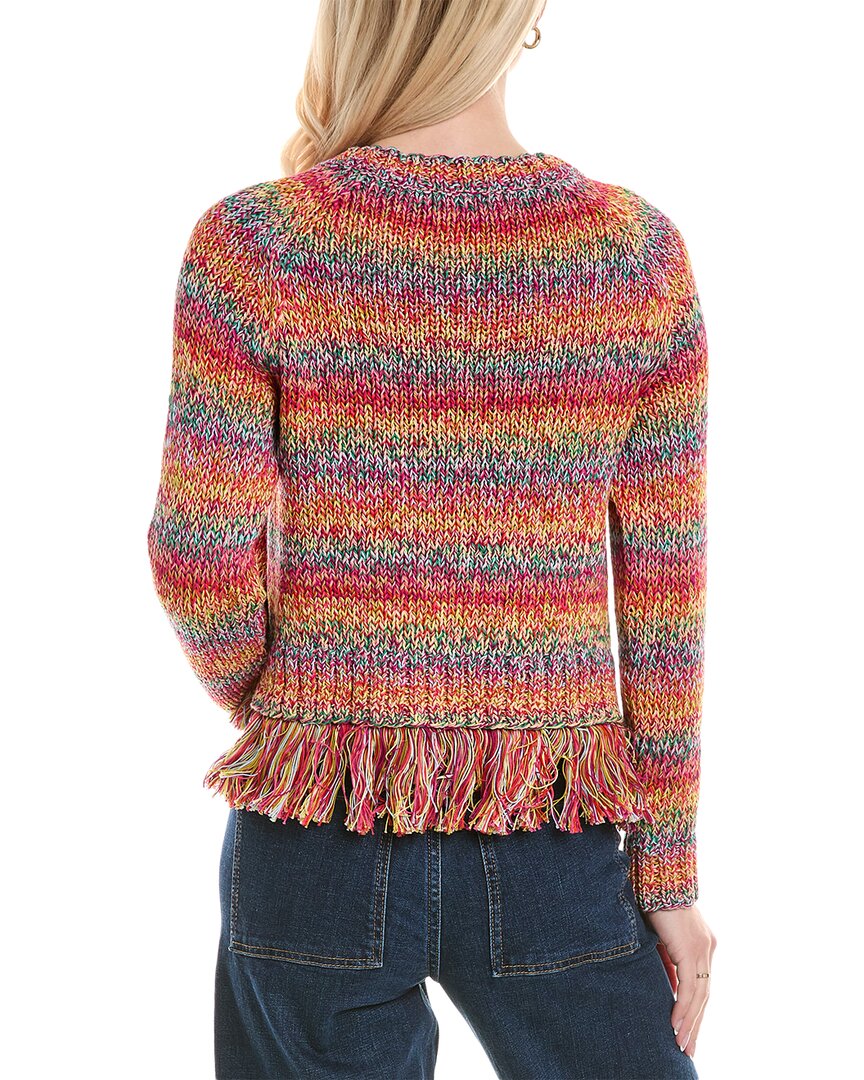 Oscar De La Renta Crocheted Sweater