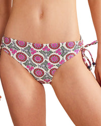 Boden Ruched Bikini Bottom Multi 18
