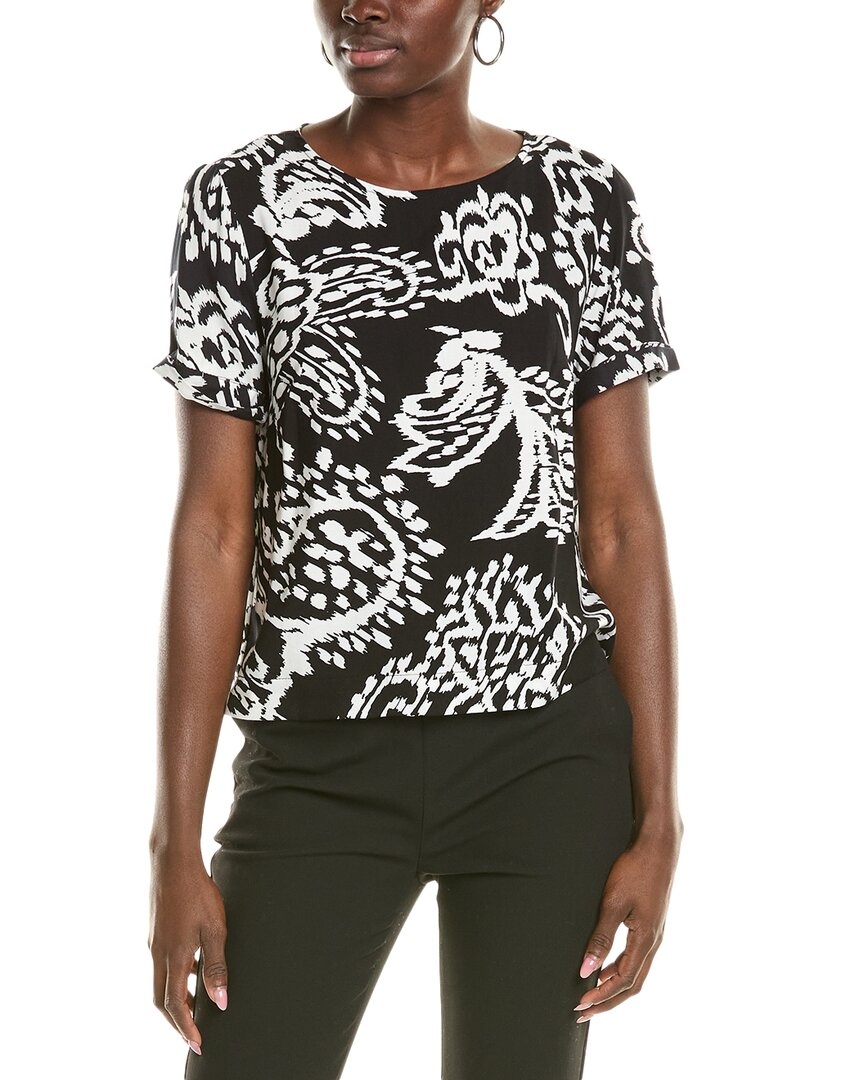 Vince Camuto Boxy Top Regular 0 (XS) Black