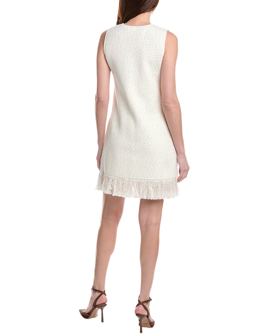 Oscar De La Renta Sequin Tweed A-Line Dress