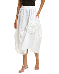 Gracia Rose Applique Skirt