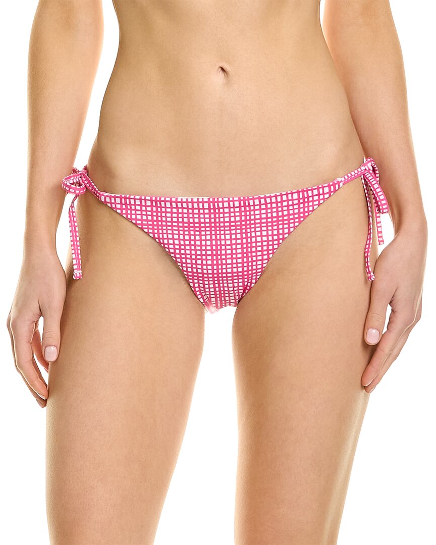 Solid & Striped The Iris Reversible String Bikini Bottom Pink