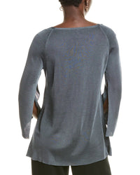 Lafayette 148 New York Bi Color A Line Sweater